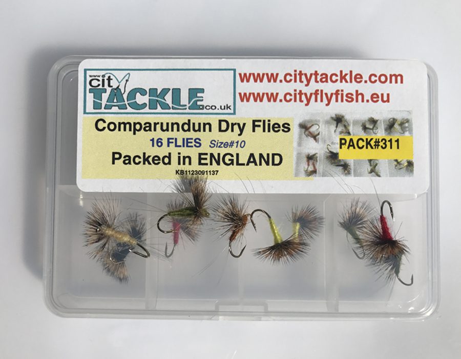 FREE FLY BOX Size 10-14 Trout Flies #310 Fly Fishing 16 KLINKHAMMER Dry Flies 