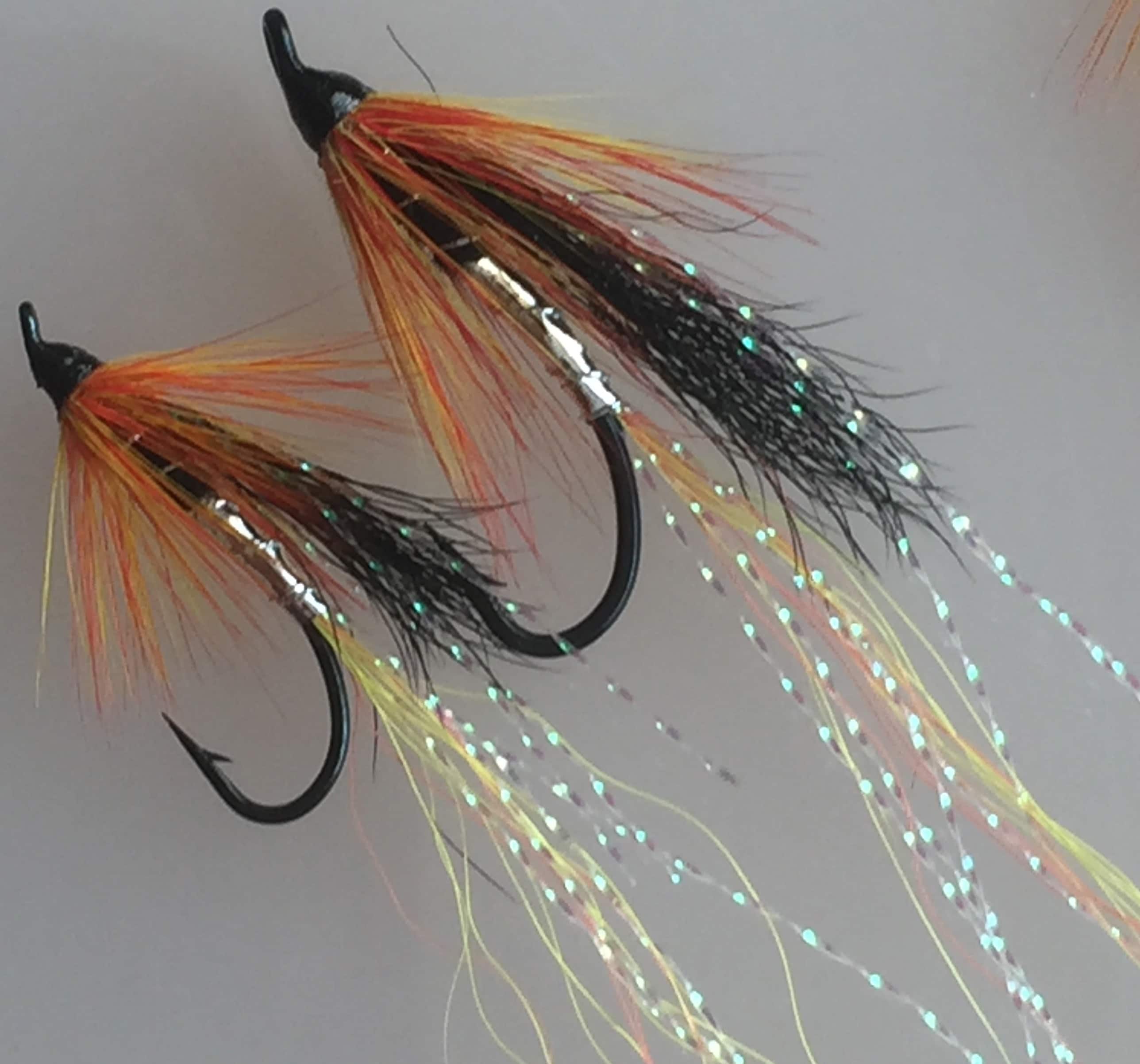 Salmon Flies ALLYS CASCADE Singles Sizes 6 12 Pack of eight 182