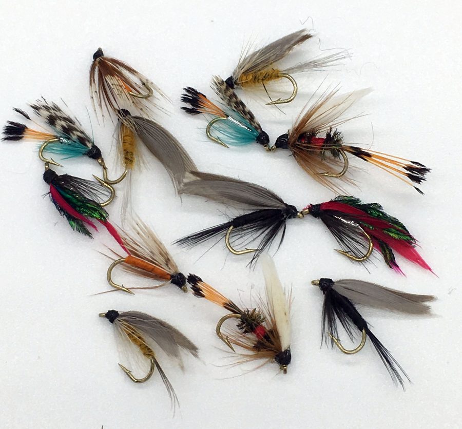 Fly Fishing SMALL Wet Fishing Flies, 12 fly pack for
